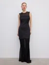 House Of Dagmar Two-layer Maxi Dress In Black