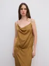 House Of Dagmar Waterfall Top In Dull Gold