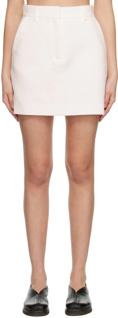 House Of Dagmar White Suit Miniskirt In Panna