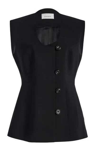 House Of Dagmar Wool Blazer In Black