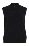 House Of Dagmar Wool-cashmere Knit Top In Black