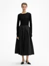 House Of Dagmar Wool Lace Top In Black