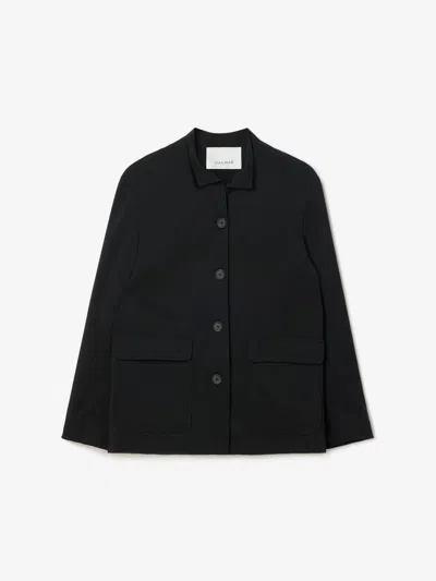 House Of Dagmar Wool Overshirt |  | Black | Size 42 | 100% Wool
