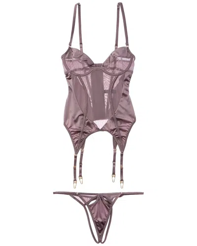 House Of Desire Raquel Bustier In Animal Print