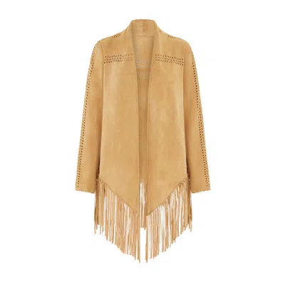 House Of Dharma Women's Neutrals The Bardot - Sand In Black/brown/yellow