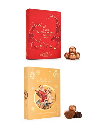 House Of Dorchester Holiday Assorted Chocolate Bundle, 90 G In Transparent