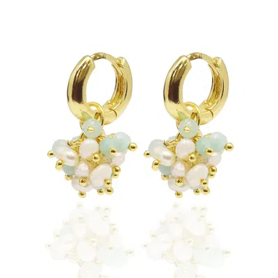 House Of Elliott Women's Blue / White Octavia Earrings