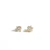 House Of Elliott Women's Classic Gold Plated Moissanite Earrings