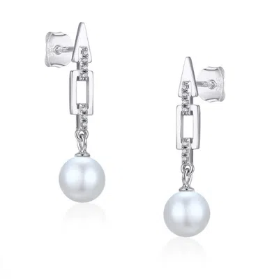 House Of Elliott Women's Glida Silver Earrings