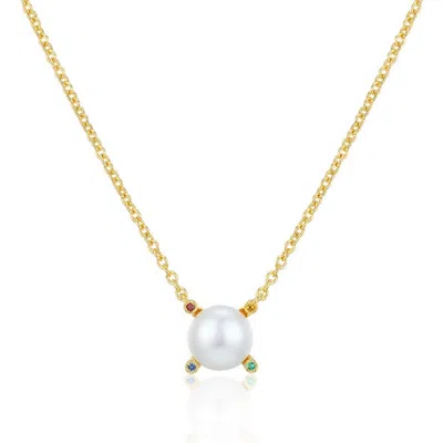 House Of Elliott Women's Gold Lucreazia Multicolor Necklace