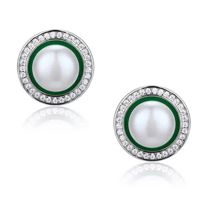House Of Elliott Women's Green Emerald Earrings