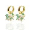 House Of Elliott Women's Green / White Sage Earrings