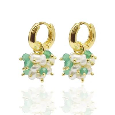 House Of Elliott Women's Green / White Sage Earrings