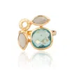 House Of Elliott Women's Neutrals Fawn Ring With Semi-precious Stones