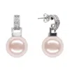 House Of Elliott Women's Pink / Purple Leale  Mother Of Pearl Stud Earring