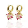 House Of Elliott Women's Pink / Purple Rosa Earrings