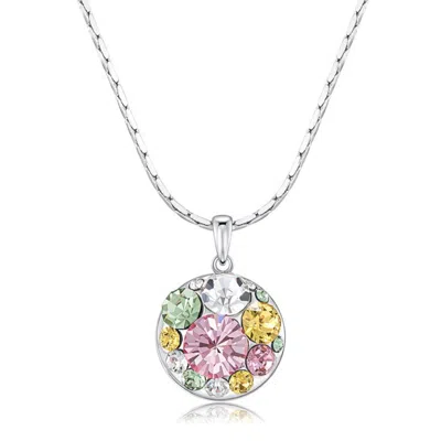 House Of Elliott Women's Silver Golf Necklace Pastel Mix