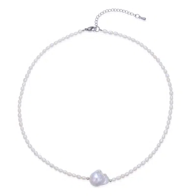 House Of Elliott Women's White Brenna Pearl Necklace