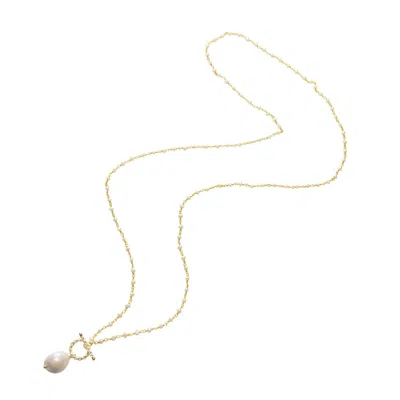 House Of Elliott Women's White Brooklynn Pearl Necklace