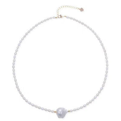 House Of Elliott Women's White Brynlee Pearl Necklace