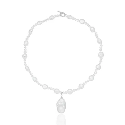 House Of Elliott Women's White Cocheta Necklace