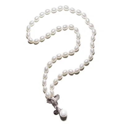 House Of Elliott Women's White Elepanth Mother Of Pearl Necklace