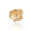 House Of Elliott Women's White / Gold Dorene Ring With Pearls