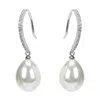 House Of Elliott Women's White Joyau Mother Of Pearl Hook Earrings In White