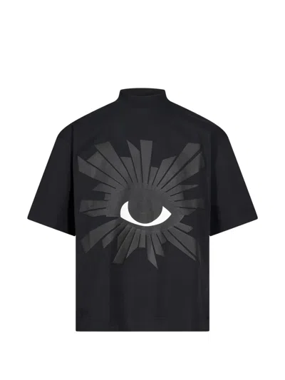 House Of Errors All-seeing Eye-patch High-neck T-shirt In Multi