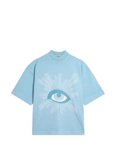 House Of Errors All-seeing Logo-print T-shirt In Blue