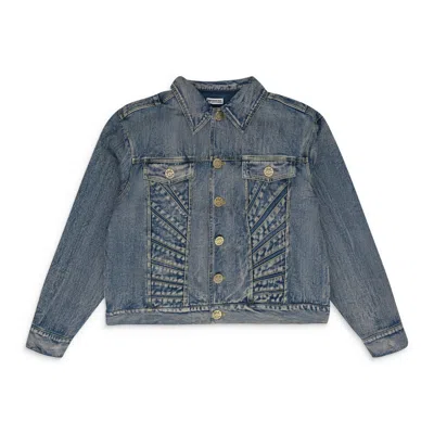 HOUSE OF ERRORS BLUE ALL SEEING DENIM JACKET