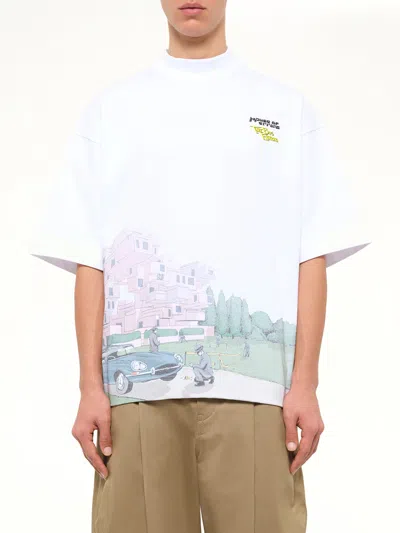 House Of Errors Crime Scene T-shirt In White
