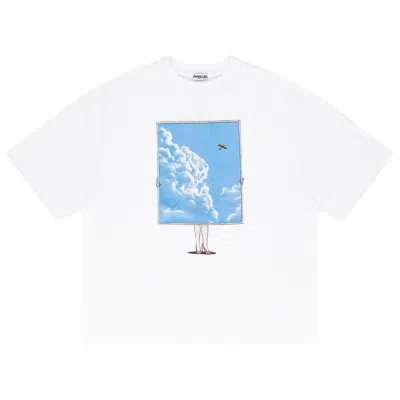 Pre-owned House Of Errors Frame Midweight T-shirt 'white' | Men's Size L