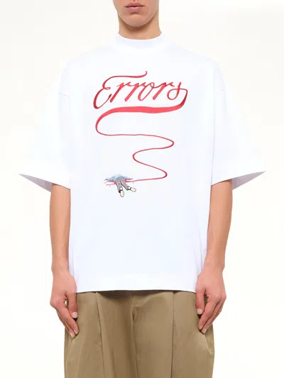 House Of Errors Homespun Heavyweight T-shirt In White