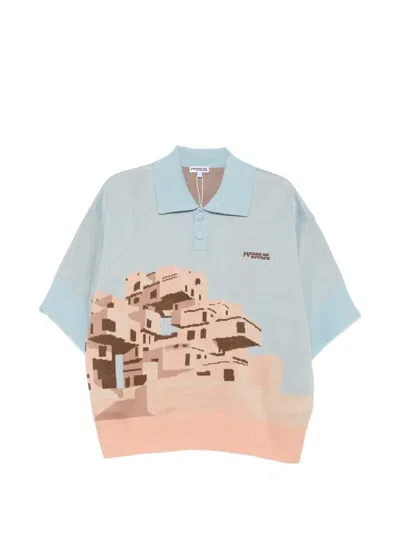 House Of Errors Logo-embroidered Polo Shirt In Multi