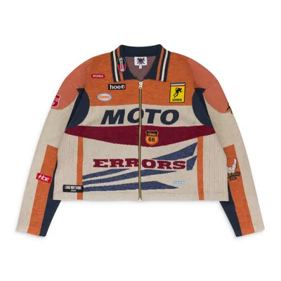 HOUSE OF ERRORS ORANGE MOTO TRACK JACKET