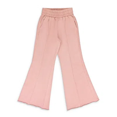 House Of Errors Pink/coral Flared Sweatpants