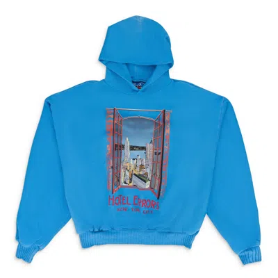 House Of Errors White Hotel Errors Nyc Hoodie In Blue
