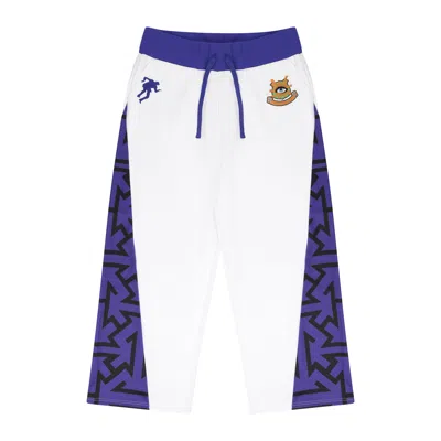 House Of Errors White/purple Bagitol Track Pants