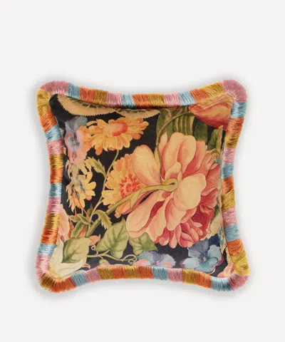 House Of Hackney Amatoria Medium Fringe Velvet Cushion