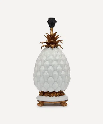 House Of Hackney Ananas Pineapple Lampstand In White