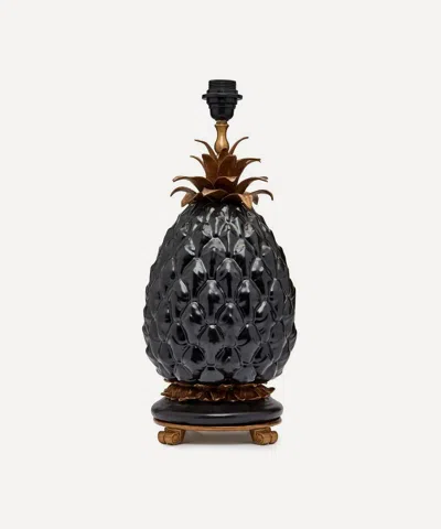 House Of Hackney Ananas Pineapple Lampstand In Black