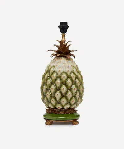 House Of Hackney Ananas Pineapple Lampstand In Green