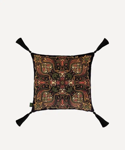 House Of Hackney Labyrinth Medium Velvet Tassel Cushion