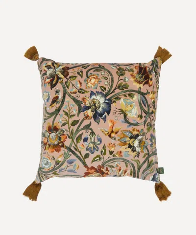 House Of Hackney Large Tasselled Gaia Velvet Cushion
