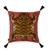 House Of Hackney Large Velvet Saber Tassel Cushion