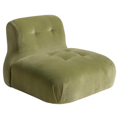 Pre-owned House Of Hackney Lichen Green Velvet Castle Chair, , Uk