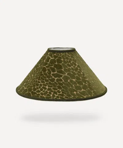 House Of Hackney Mara Jacquard Romily Lampshade In Green