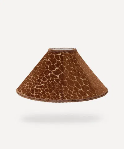 House Of Hackney Mara Jacquard Romily Lampshade In Brown