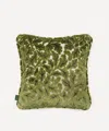 House Of Hackney Quercus Medium Piped Velvet Jacquard Cushion
